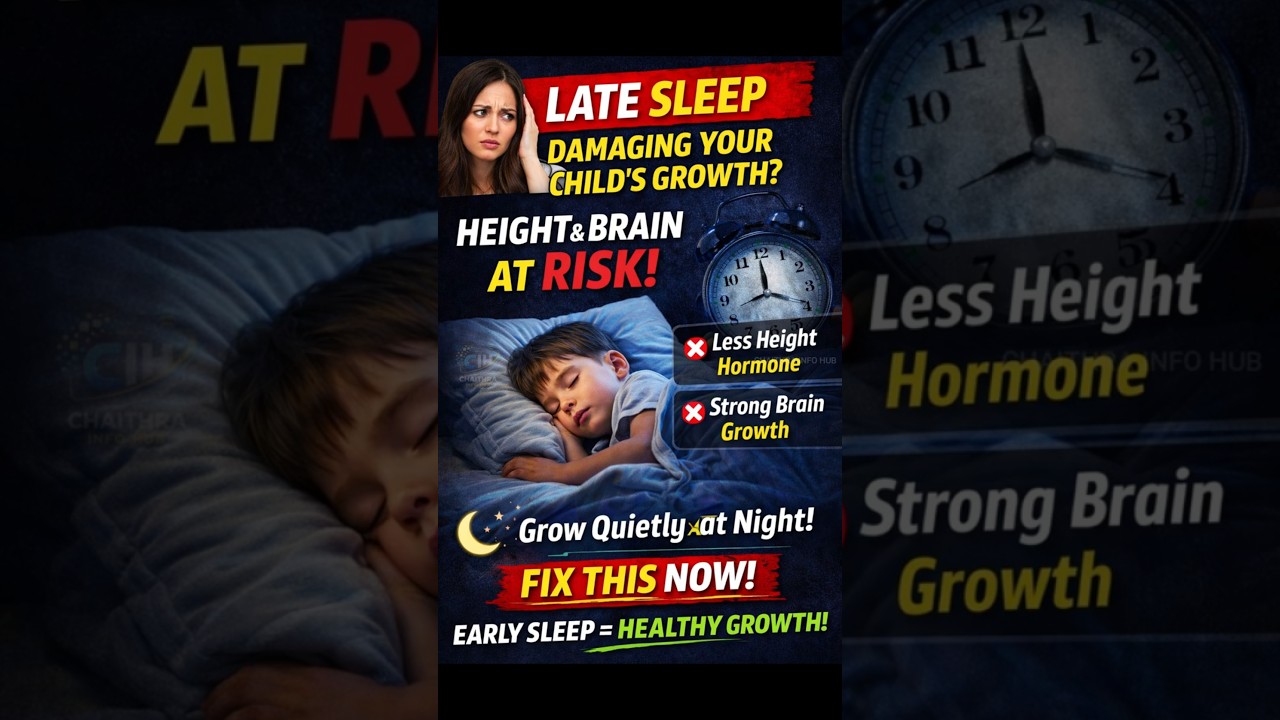 Late Sleep Is Damaging Your Child&rsquo;s Growth! 😨 | Height & Brain Development Warning