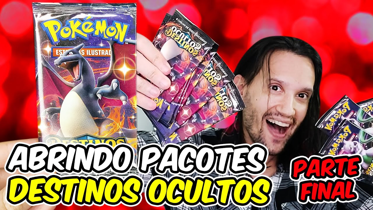 Tirei MEW SHINY DE OURO de novo!!!! E muitas Cartas Raras ÉPICAS de  CELEBRAÇÕES 