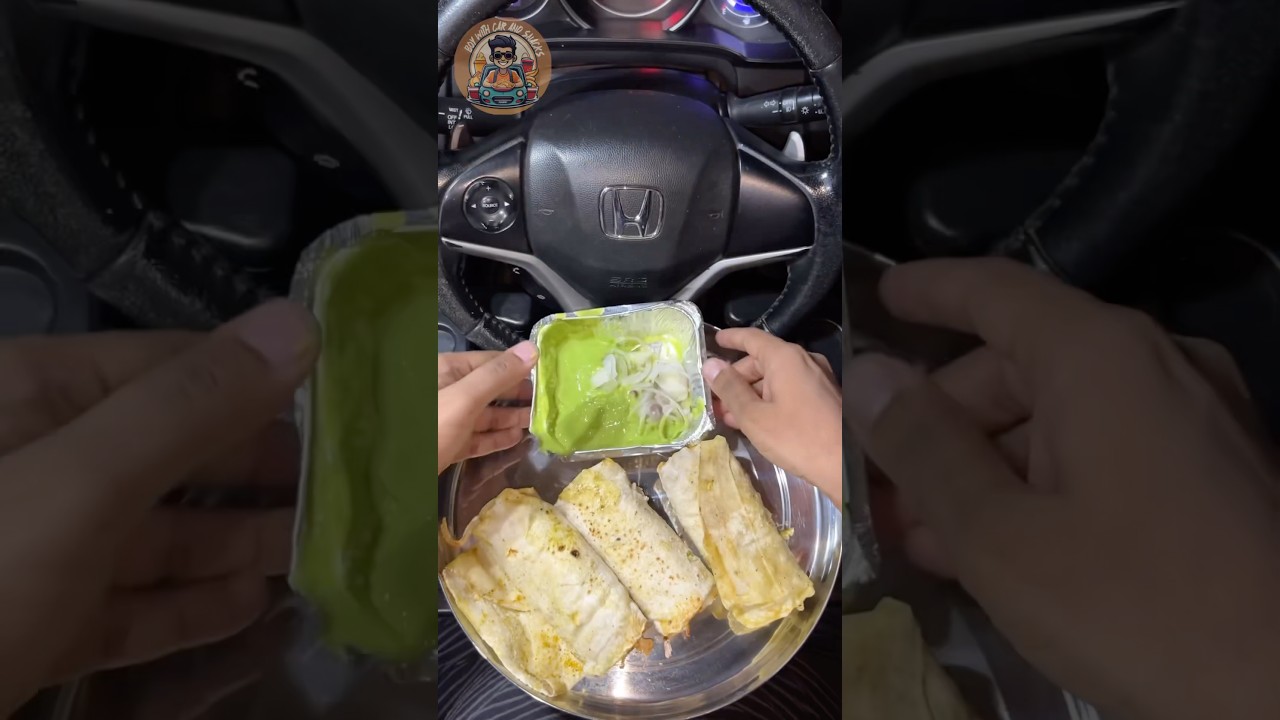 Chaap & Paneer Tikka Roll ASMR🤤🤤 