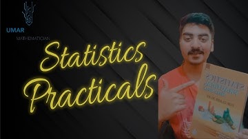 How to solve Statistics Practicals|For 1st&2nd year|Umar Mathematician|#statistics #practical