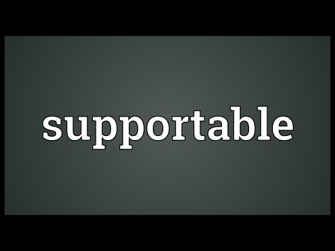 Header of supportable