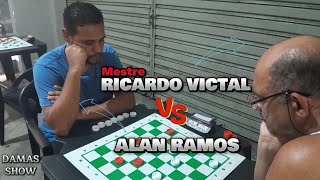 Ricardo Victal versus Alan Ramos (5° Circuito Carioca de jogo de Damas 64 casas)