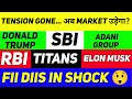 India-Pakistan CEASEFIRE🔥 | FII DII Data 😲| Titan | SBI | Trump-China Deal | ELON MUSK