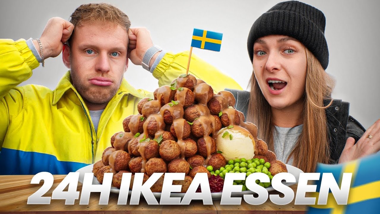 24 Stunden nur IKEA-Essen – wir testen ALLES! 😳