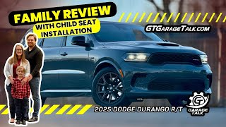 2025 Dodge Durango RT 20th Anniversary // Family Review with Child Seat Installation