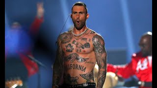 Adam Levine shows a glimpse of his ‘painful’ and giant leg tattoo
