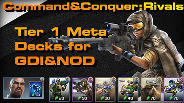 C&C Rivals: Tier1 Meta Decks For GDI&NOD