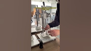 perfume bottle crimping machine Perfume bottle capping machine #perfumecappingmachine
