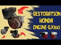 Witness the Amazing Transformation! Restoration of a Broken Honda GX160 Engine.