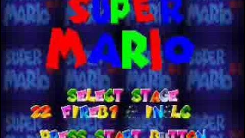 super mario 64 debug rom