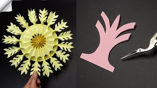 6 diy - How to make paper snowflakes | 3d paper snowflakes by 123 Easy Paper Crafts DIY 21,720 views 5 months ago 12 minutes, 1 second