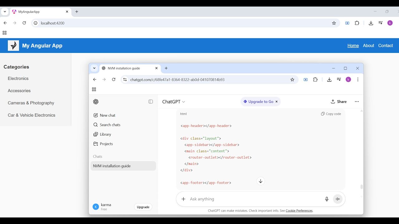 Angular 20 Project #Part1 - Setup and Creation from scratch with AI ...