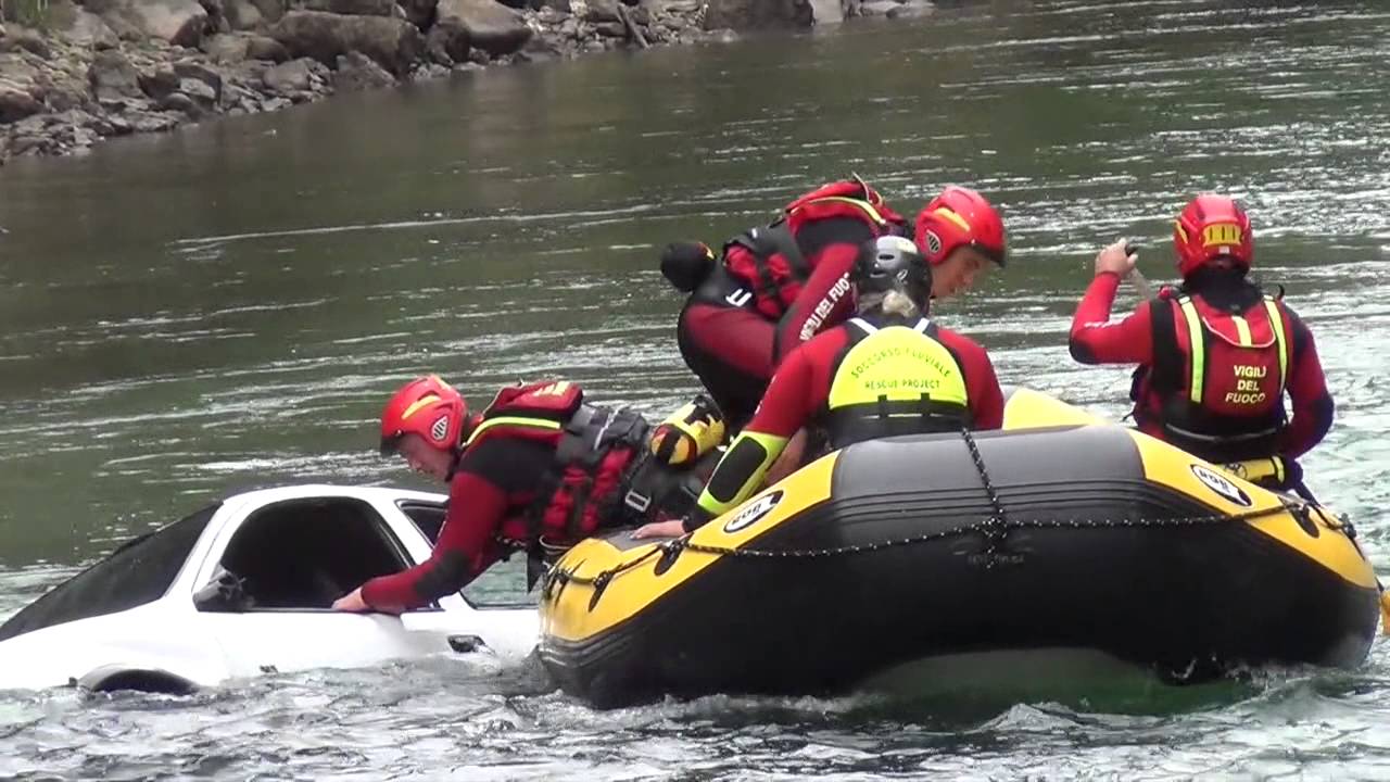 soccorso fluviale con rescue project e i vigili del fuoco