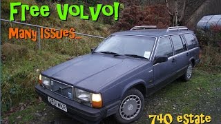 Free Car Volvo 740 Estate - Test Drive - Warts And All