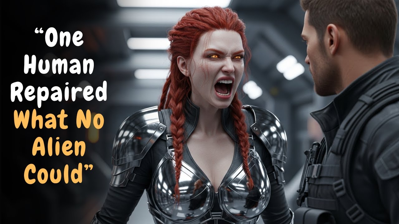 “Who Repaired My Armor?!’ The Alien Queen Roared — And a Human Stepped Out of the Shadows” | HFY SCI