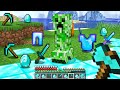 Minecraft, but creepers spawn INFINITE DIAMONDS...