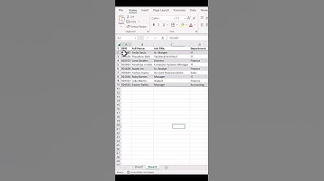 Excel Made Easy: Table Formatting & Freeze Cells #excel #exceltutorial #shorts #excelshorts