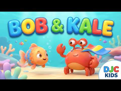 Bob & Kale 🦀🐠 | Best Friends Under the Sea! | Fun Preschool Story Song | DJC Kids