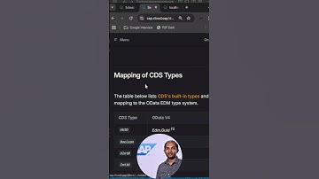 CAPM ODATA Type #shorts #cap #tipsandtrick
