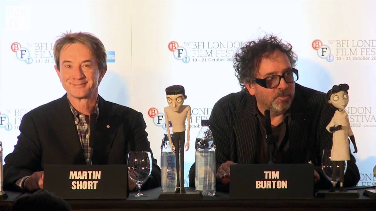 Tim Burton Interview - Danny Elfman Music - Frankenweenie Premiere London Film festival 2012 -