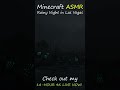 [4K ASMR] Minecraft Rainy Night in Las Vegas - 18 Hours Non-Stop Deep Sleep 💤DAY12