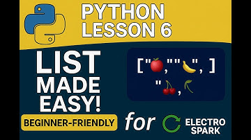 Python Lesson 6: List Made Easy! 🧠 Store Multiple Values Like a Pro (Beginner Friendly)