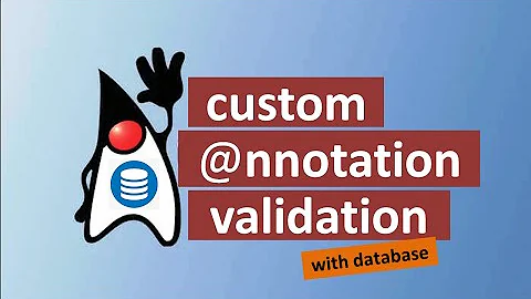 Custom Annotation Validation using JPA Spring Boot example