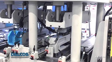 Coil fed punchig machine servo electric DALCOS EXN with in line presses