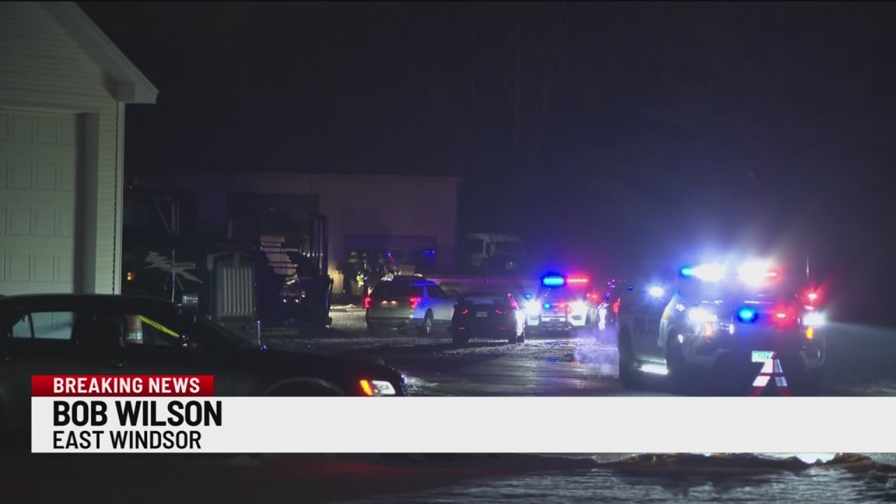 Man found dead under car carrier in East Windsor - YouTube