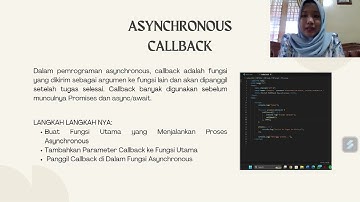 TUGAS PERTEMUAN 6 “PEMROGRAMAN JAVASCRIPT :  MEMAHAMI ASYNCHRONOUS VS SYNCHRONOUS”