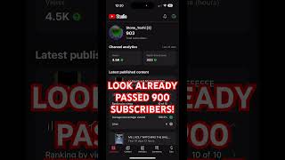 900 SUBSCRIBERS!