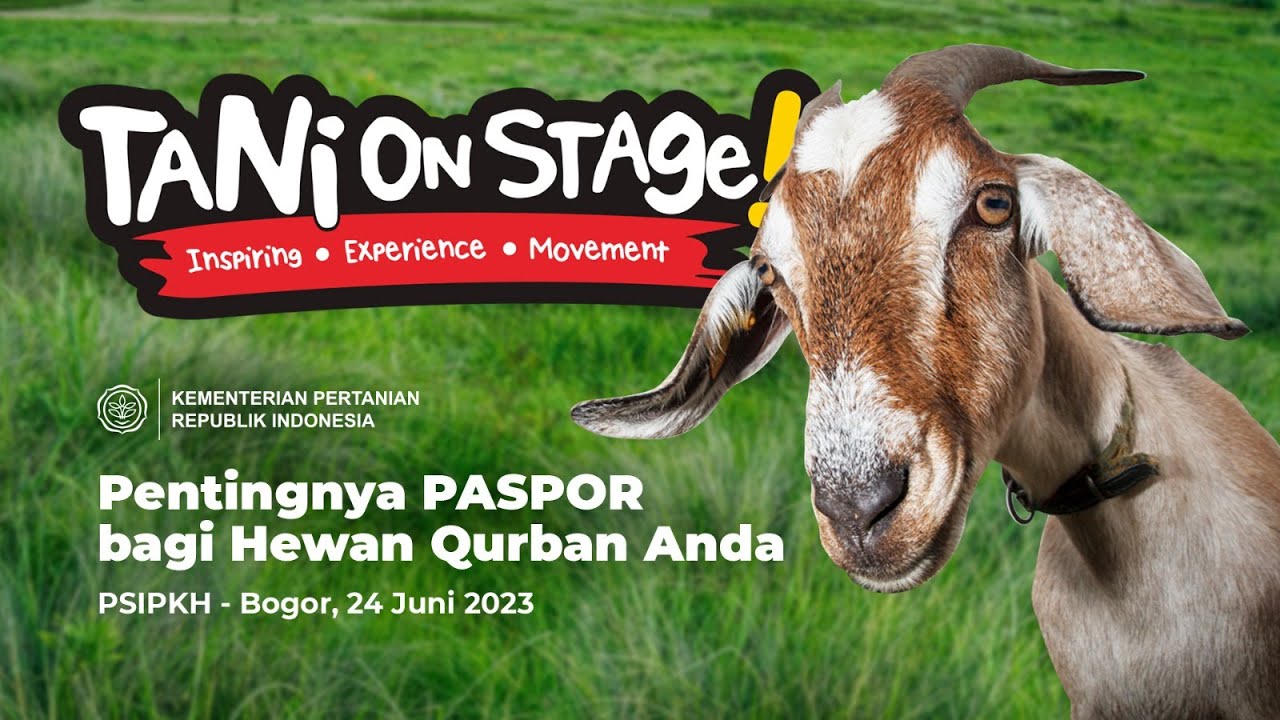 TANI ON STAGE "Pentingnya PASPOR bagi Hewan Qurban Anda" 