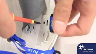 Fitting (and removing) EN 12492 harness to the Nexus HeightMaster helmet