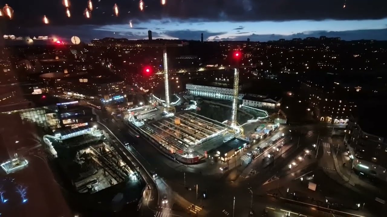 Gothia Towers i Göteborg under jul och nyår