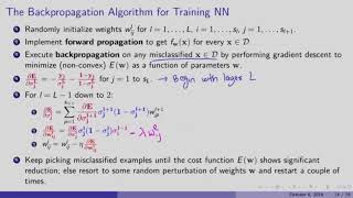 Backpropagation Algorithm