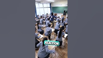 The Whole Class Started Dancing When The Teacher Turned Around 😳 #shorts