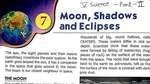 Class 5 Science | Chapter 7 Moon, Shadows and Eclipses Part 2 | MKD Agrim Academy