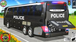 Prisoner Transport Bus Simulator 3D - US Luxury Police Bus Driving - Android Gameplay #2 screenshot 3
