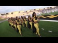 ASU Marching In - 2015 Southern University vs Alabama State Mighty Marching Hornets Stingettes