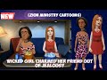 Evil girl charmed her Zionite friend and this happened ./*ODIESHI*(Zion Ministry Cartoons)