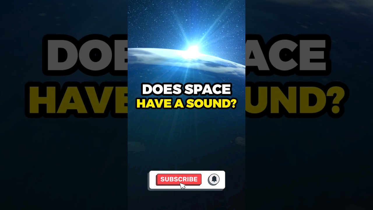 What does SPACE SOUND LIKE?! #space #spacefacts #shorts #inshoter