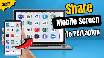 How to SHARE Mobile Screen on Laptop/PC | Cast Mobile Screen on Laptop Windows 11