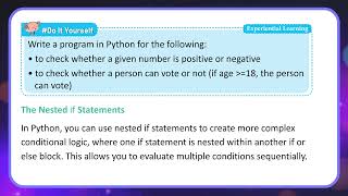 Conditional Statements in Python || Chapter-8 || Class-7 || Computer-7