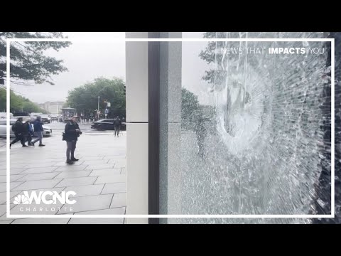 Bystander hit after deadly shooting near White House - YouTube