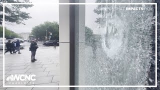 Bystander hit after deadly shooting near White House