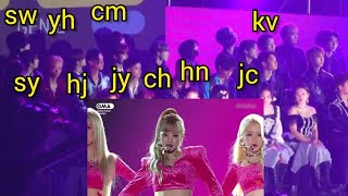 The Boyz Reacting To Gi-Dle Intro Nxde Genie Music Awards 2022