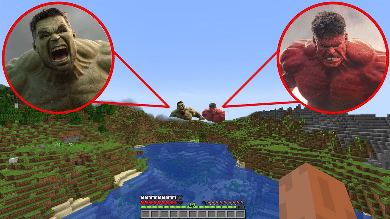 I Found HULK und REDHULK in Minecraft.1