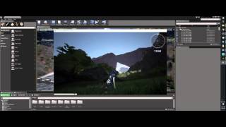 Unreal Engine 4: Day-Night and Indoor lighting Test.  - (Early Dev)