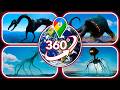 TOP 4 Giant Scary Creatures Spotted on Google Earth! | VR 360°
