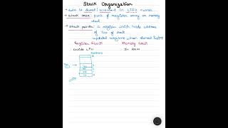 Lect 5 || Stack Organisation || Register Stack || Memory Stack || Computer Architecture